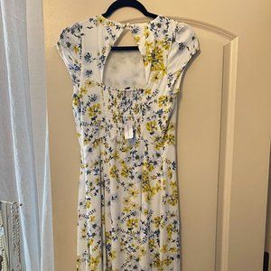 Banana Republic White Midi Dress